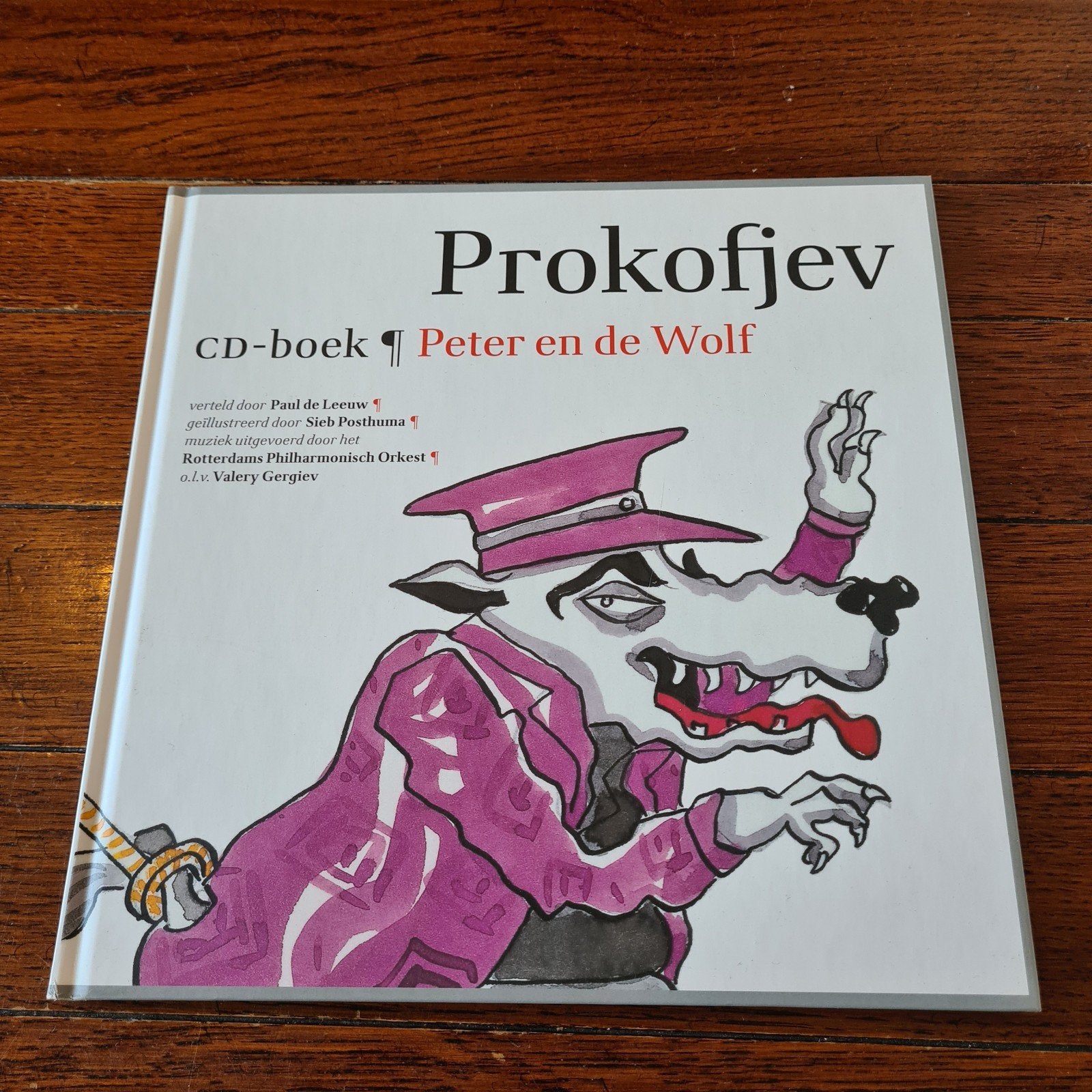 Sergej Prokofjev - Peter en de wolf, Fictie algemeen, Ophalen of Verzenden, Zo goed als nieuw, Sergej Prokofjev