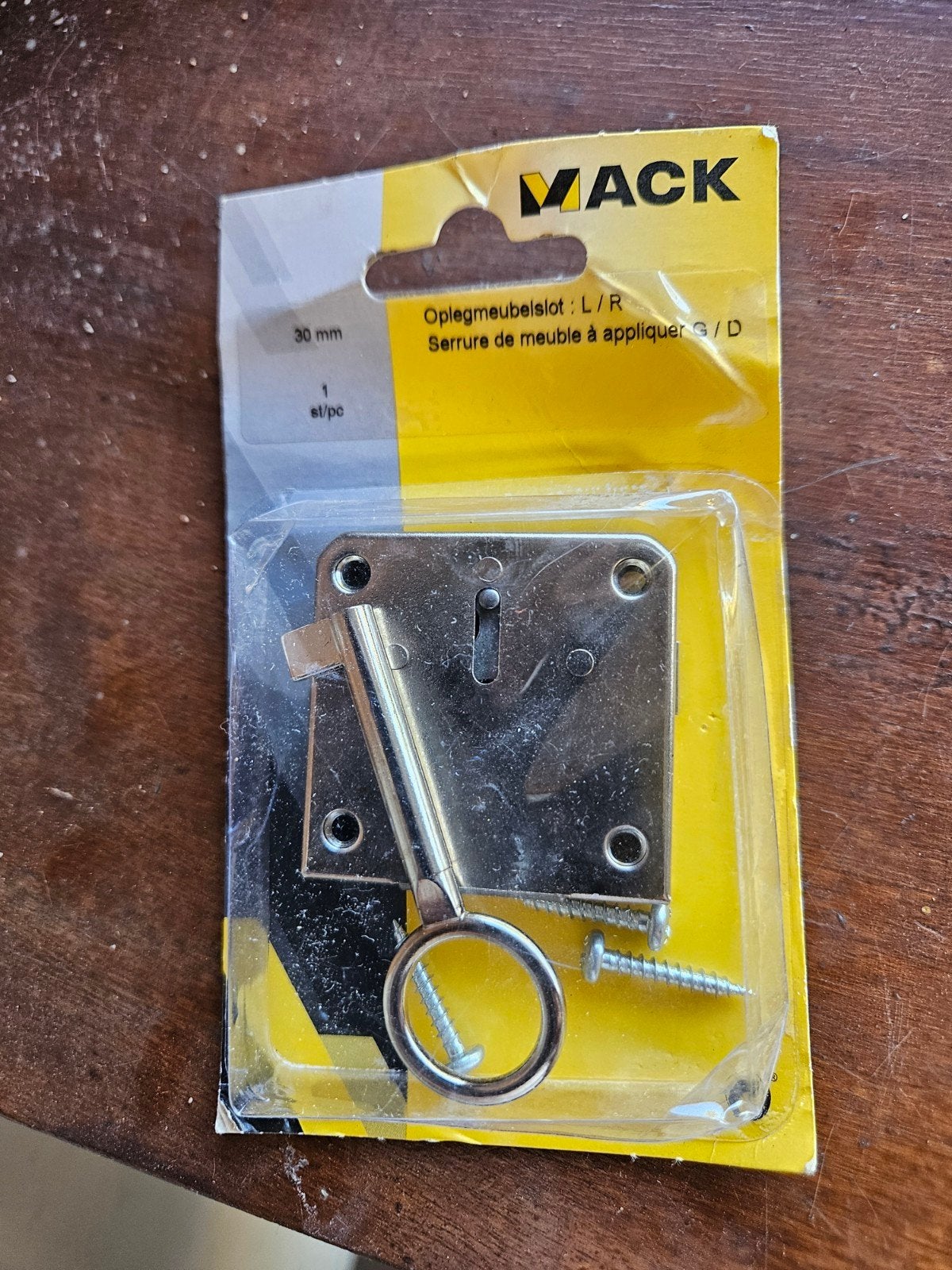 MACK Oplegmeubelslot L/R - 30 mm stuks 9, Nieuw, Ophalen of Verzenden, Slot, Onbekend