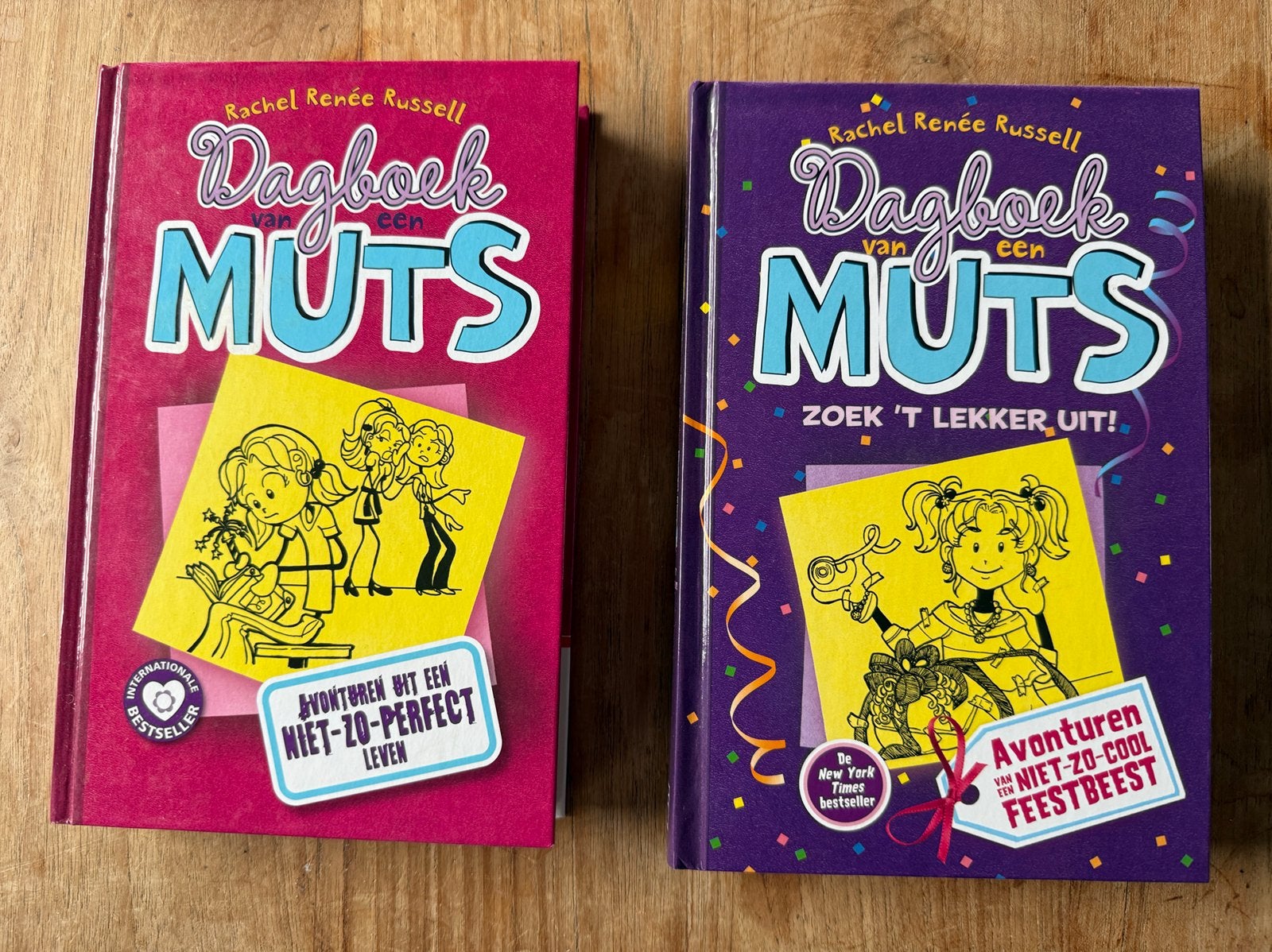 2 Boeken van Dagboek van een Muts, Boeken, Ophalen of Verzenden, Zo goed als nieuw