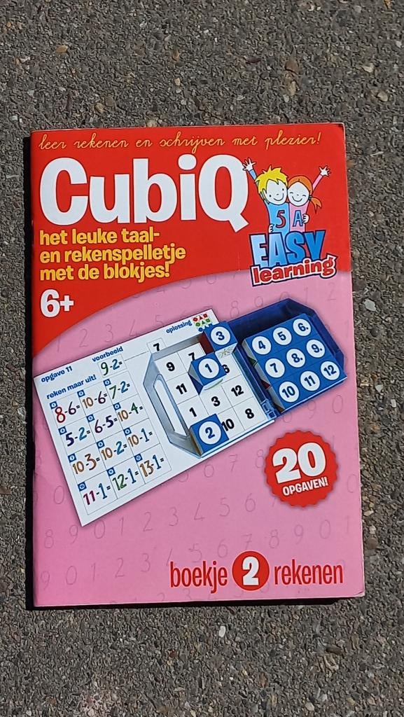 CubiQ: Taal- en Rekenspelletje met Blokjes (6+), Ophalen of Verzenden, Gebruikt, Taal en Lezen