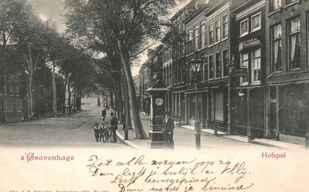 Den Haag, Hofspui (1900) 131656, Verzamelen, Ophalen of Verzenden, Voor 1920, Ongelopen, Zuid-Holland