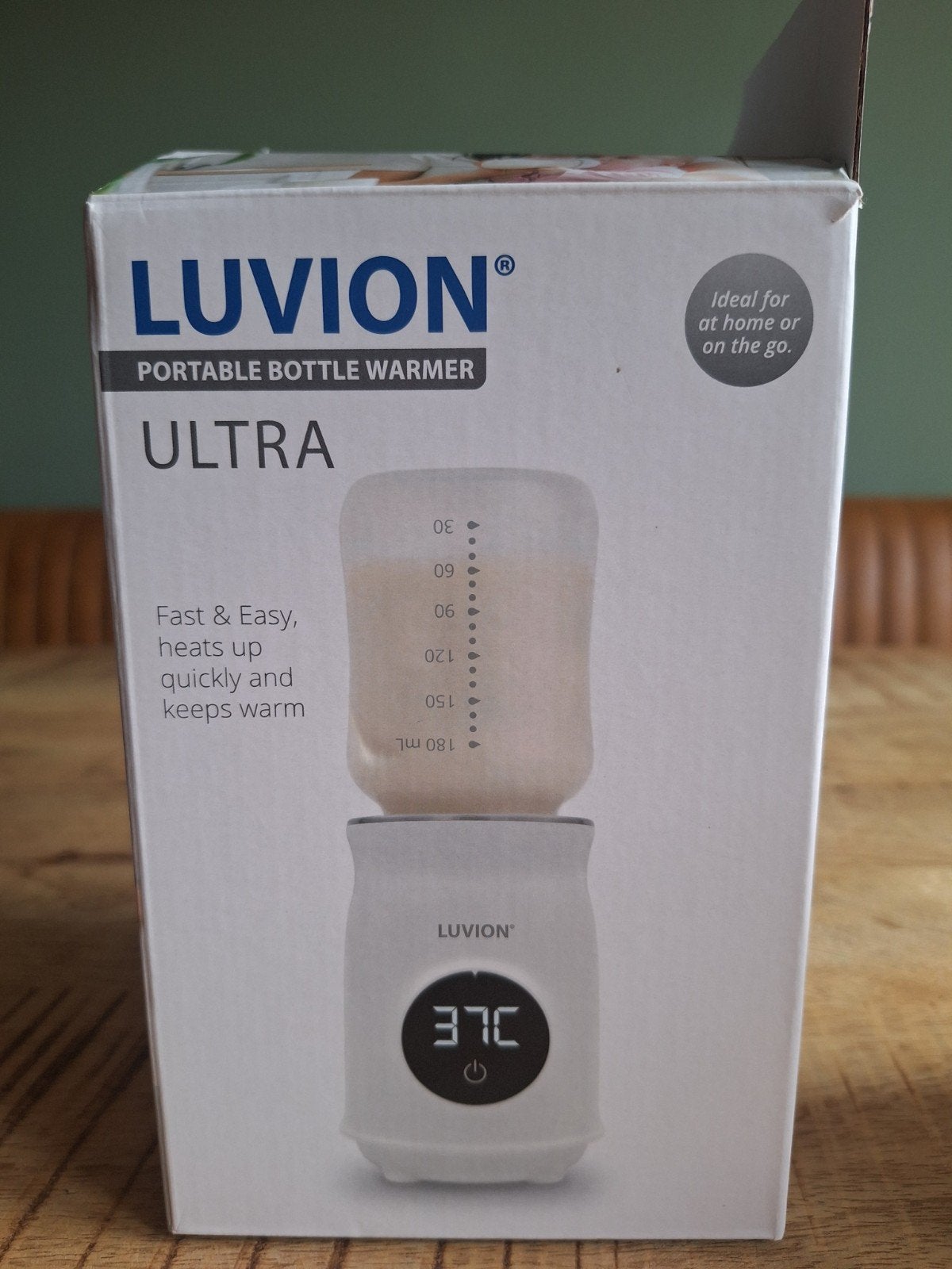 Luvion Draagbare Flessenwarmer, Flessen- of potjesverwarmer, Verzenden, Luvion, Zo goed als nieuw