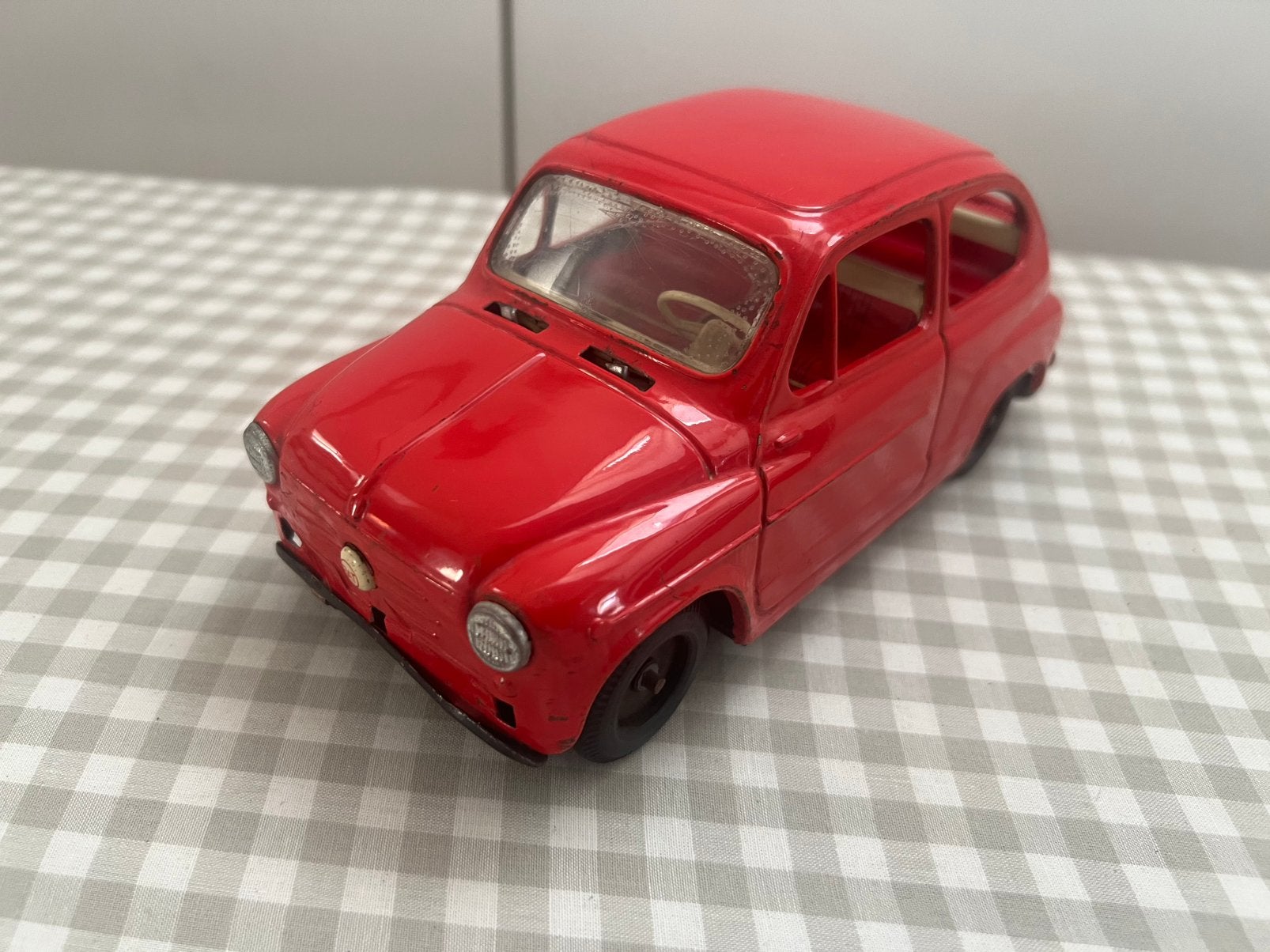 Vintage Tomiyama Fiat 600 – Japan jaren 50/60, Ophalen of Verzenden, Zo goed als nieuw
