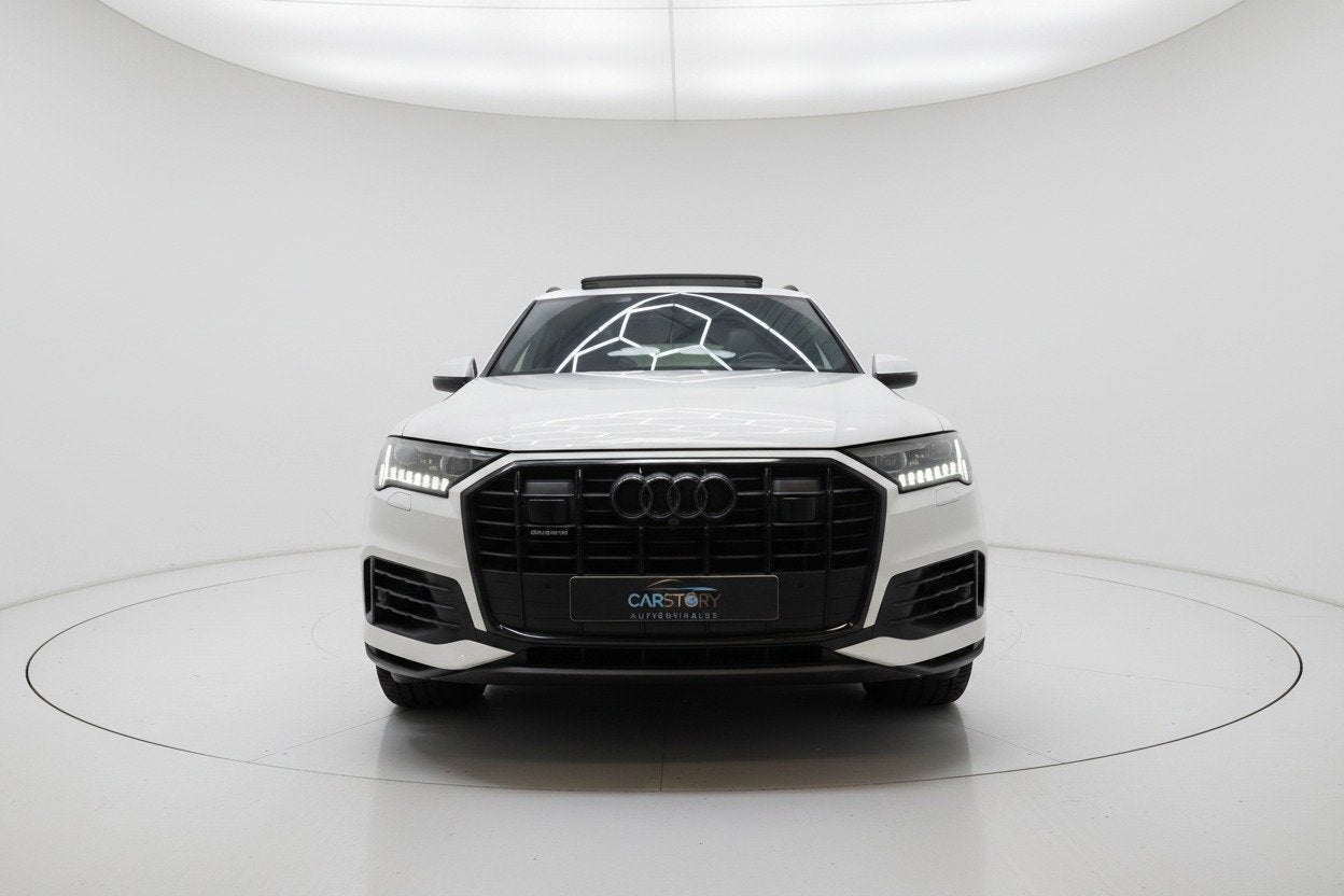 Audi Q7 55 TFSI e quattro S LINE PANO RS STOEL B&O HUD SFEER, Auto's, Audi, Automaat, Dealer onderhouden, Gebruikt, 2995 cc