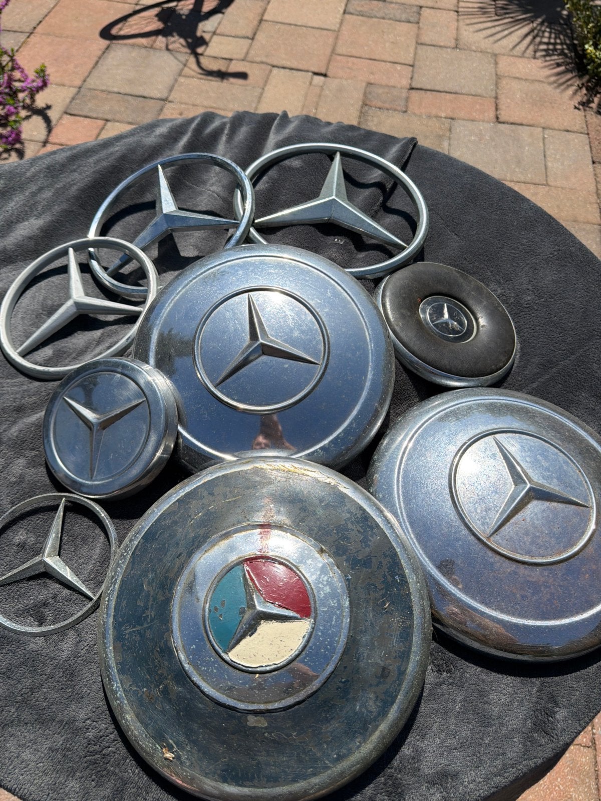 Diverse Mercedes-Benz Sterren en Wielkappen, Auto-onderdelen, Ophalen, Gebruikt, Mercedes-Benz