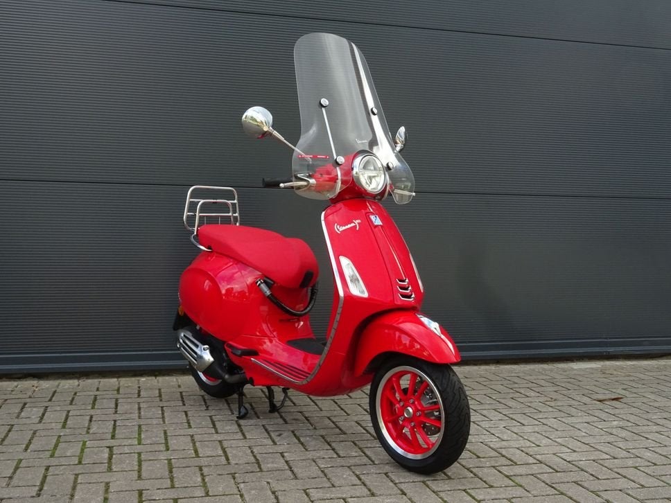 *VERKOCHT* VESPA PRIMAVERA 50i RED (bj 2021) 1.951 km, Fietsen en Brommers, Onbekend, 49 cc, Onbekend, VESPA