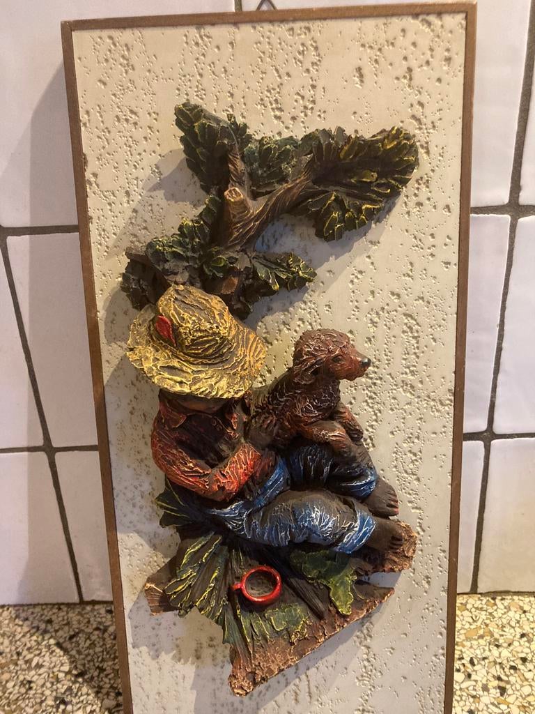 Mooi wandsculptuur, Ophalen of Verzenden, Zo goed als nieuw