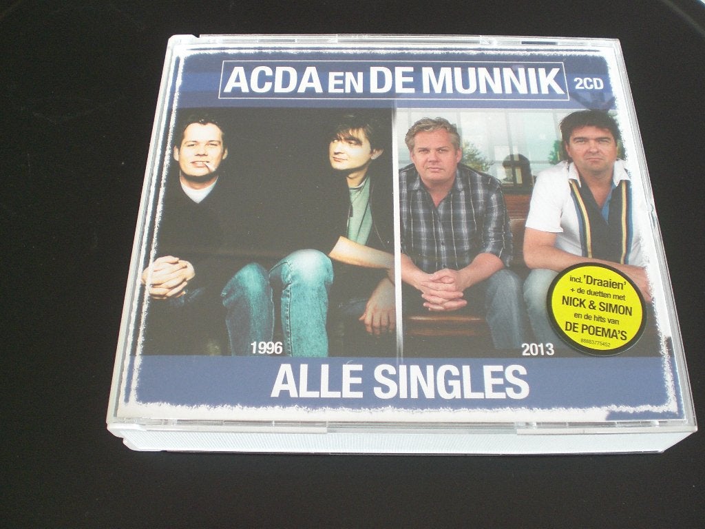 2 gesigneerde CD's Acda en de Munnik- Alle Singles 1996/2013, Verzenden, Zo goed als nieuw, Levenslied of Smartlap