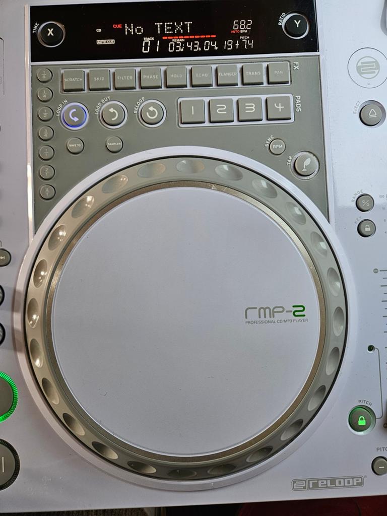 Witte Reloop RMP-2 MK2 draaitafel, Ophalen of Verzenden, Reloop