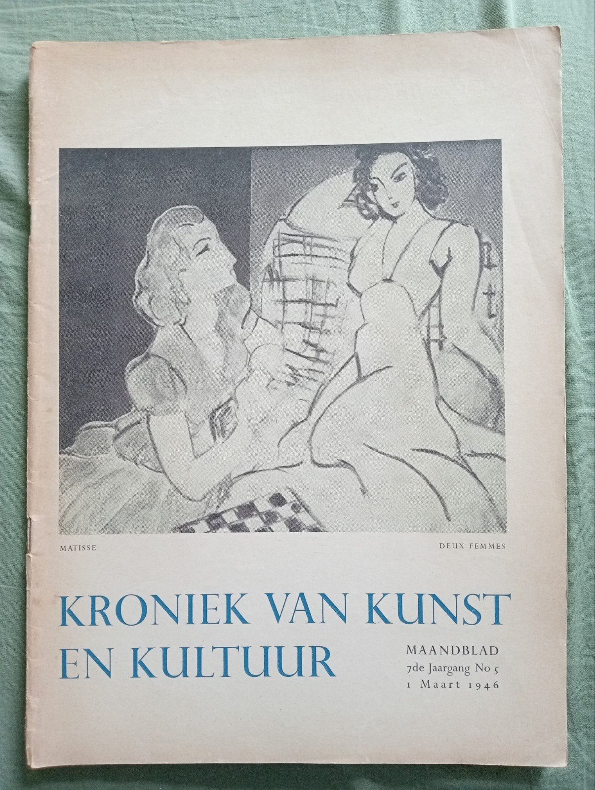 Kroniek van Kunst en Kultuur - Maart 1946, Ophalen of Verzenden, Gelezen, Overige typen