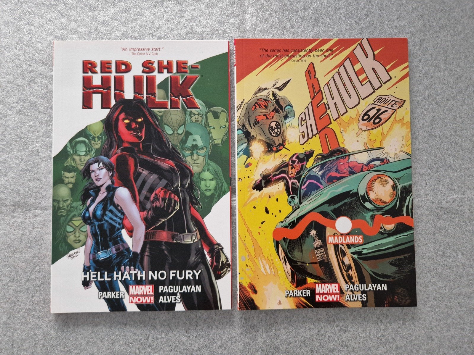 Red She-Hulk [2012-2013] TPB Vol. 1+2 - Compleet - Marvel, Boeken, Amerika, Complete serie of reeks, Nieuw, Ophalen of Verzenden