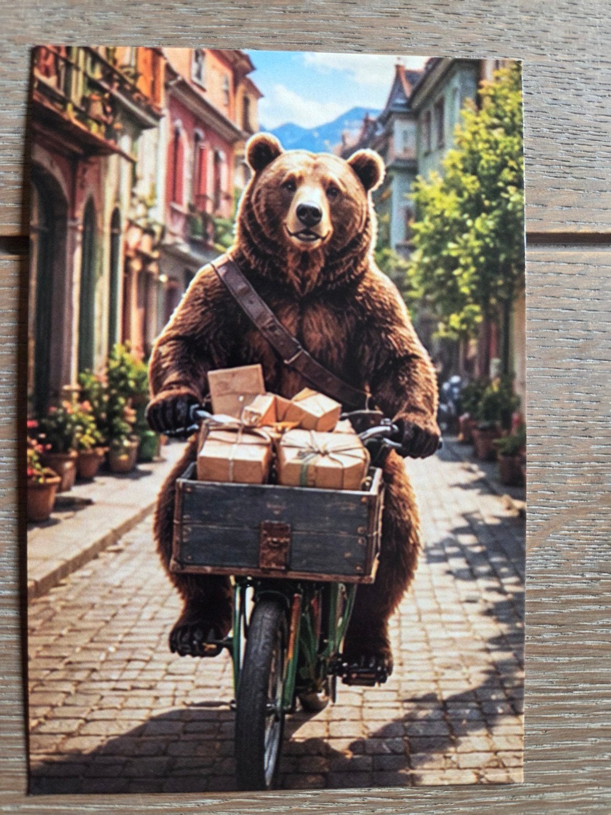 POSTBODE FIETS BEER, Ophalen