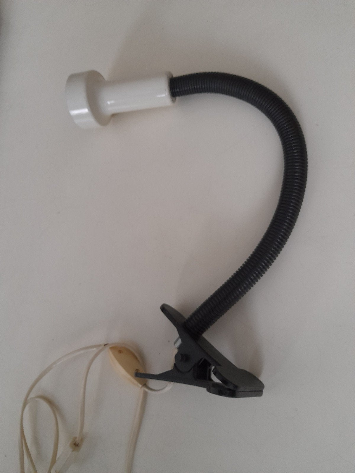 Lamp met klem knijplamp retro vintage 60/70 - zeer nette st., Ophalen, Zo goed als nieuw