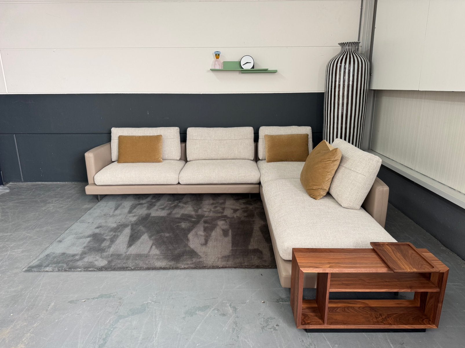 Nieuw Rolf Benz Sina modulaire bank | stof en leder, Ophalen, Design, rolf benz, de sede, artifort, leolux, flexform, minotti