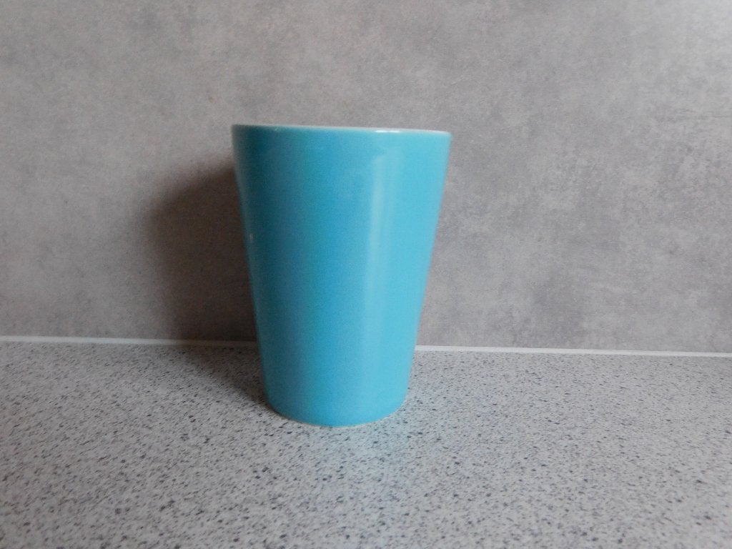 Hema Melkbeker Premier Blauw New Bone China, Hema, Zo goed als nieuw, Modern, Porselein