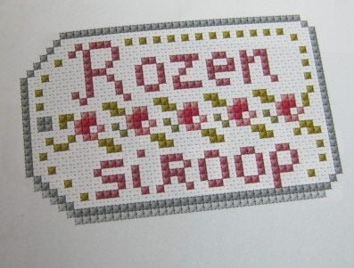 Borduurpatroon  Jampotjes / Vruchten siroop  nr 6218, Verzenden, Nieuw, Handborduren, Patroon