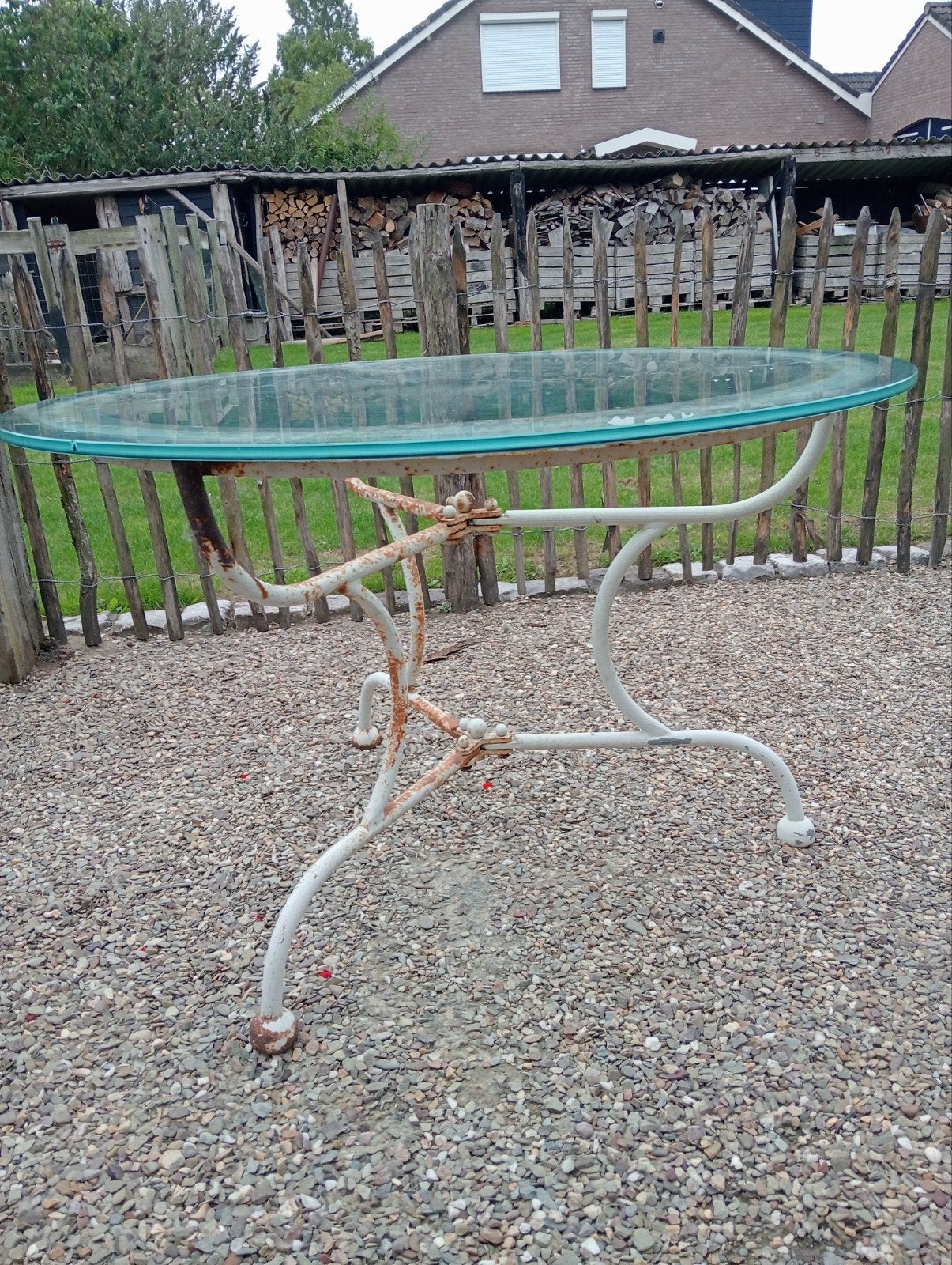 vintage tuintafel !!!, Antiek en Kunst, Ophalen