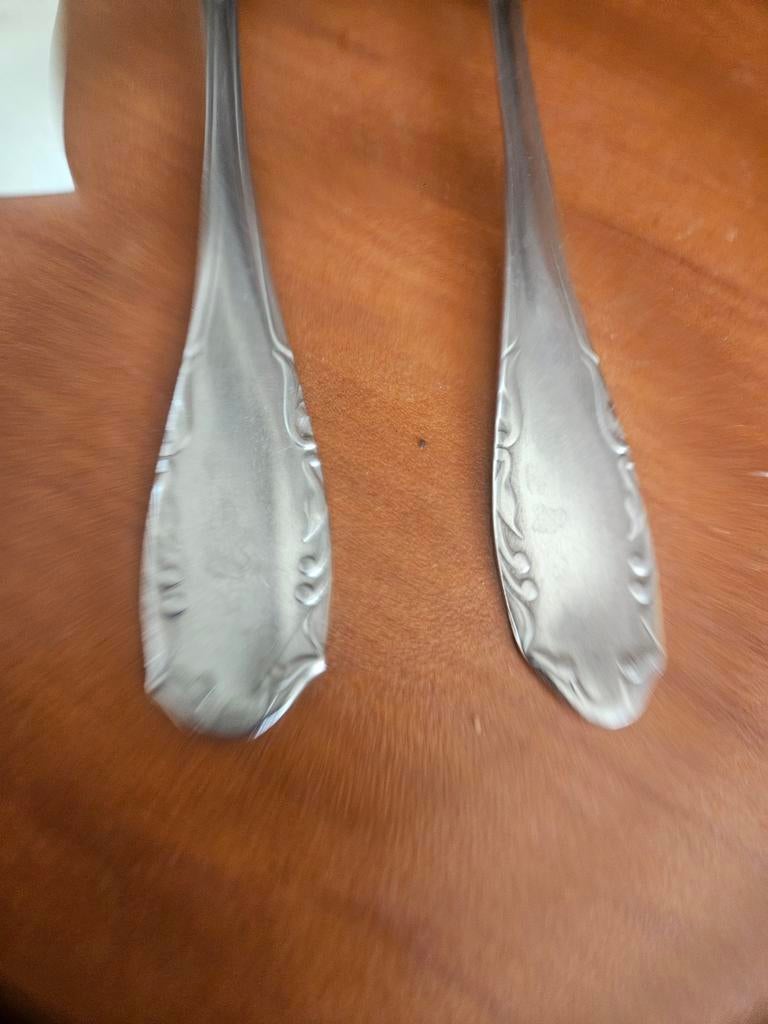 2x Silflex kleine vorken dessert ontbijt, Ophalen of Verzenden, Gebruikt, Rvs of Chroom, Los bestek
