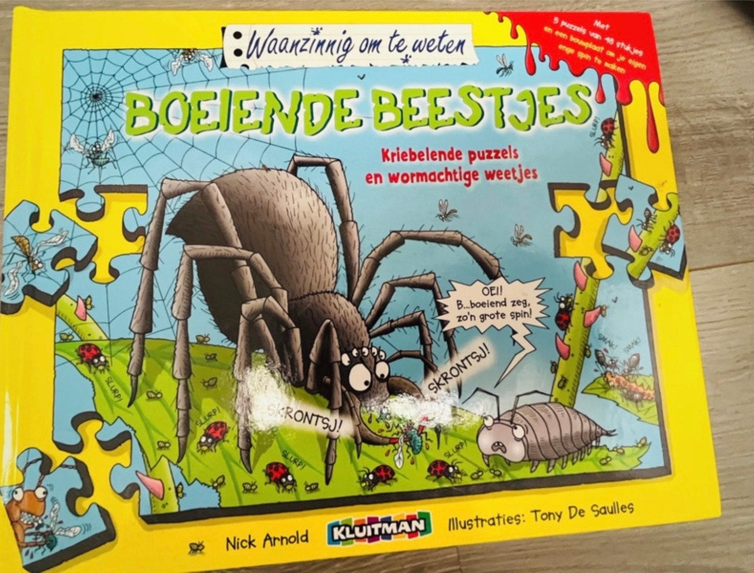 Boeiende Beestjes Puzzelboek - 1 stukje mist, Ophalen of Verzenden, Meer dan 50 stukjes, Gebruikt, 6 jaar of ouder