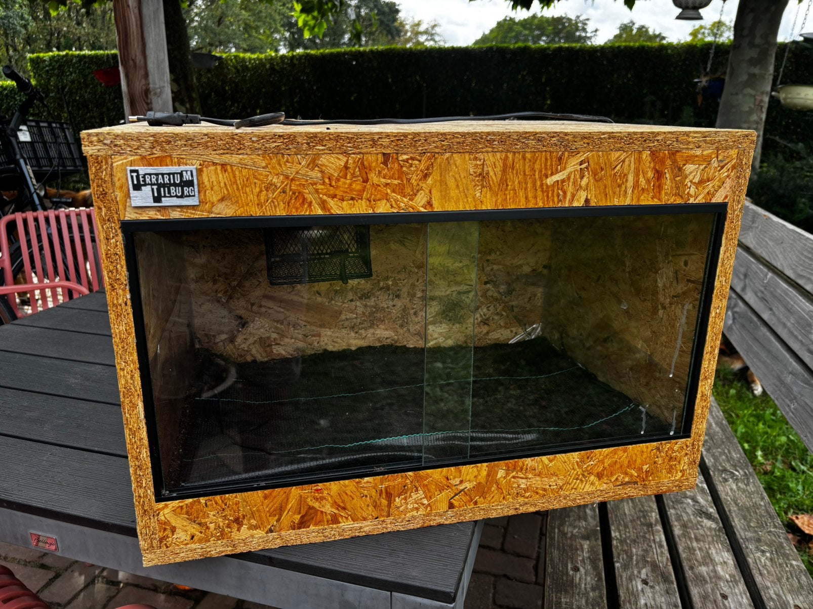 Terrarium, Dieren en Toebehoren, Reptielen en Amfibieën | Toebehoren, Ophalen, Gebruikt, Terrarium of Paludarium