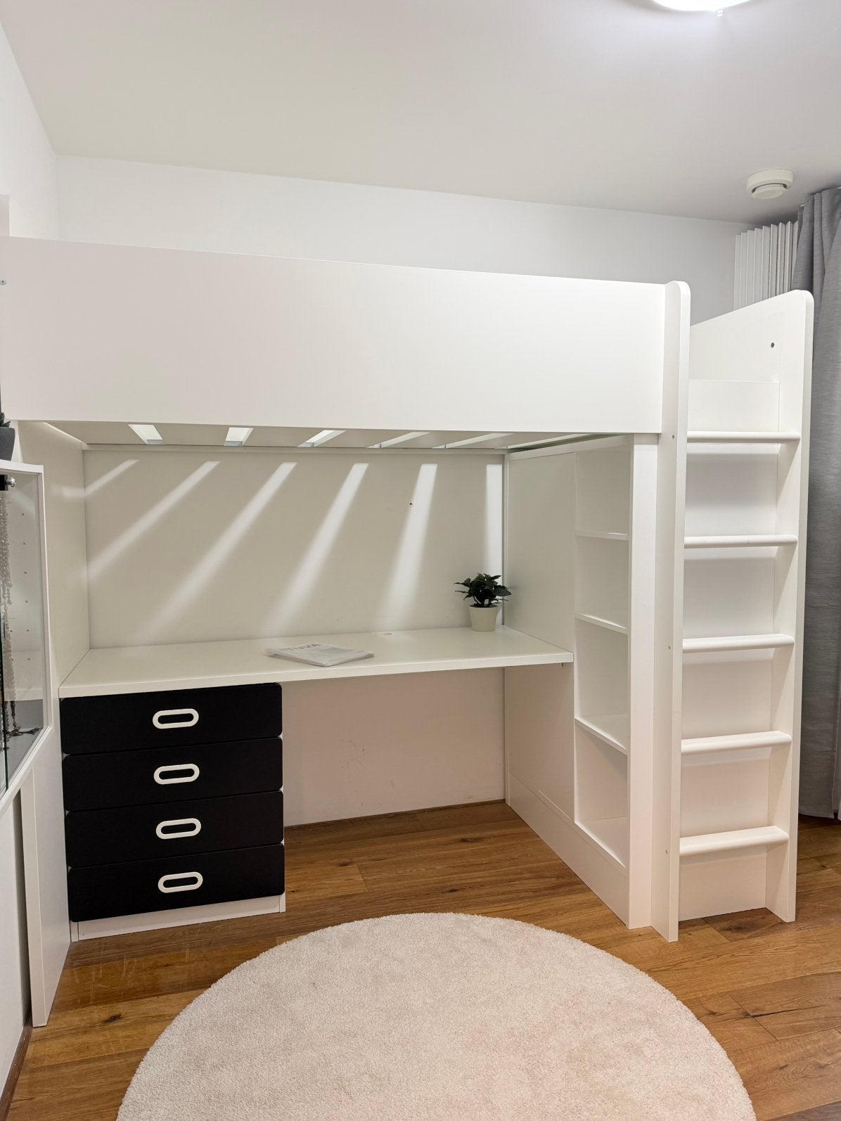 Ikea Stuva Hoogslaper met bureau!, Ophalen, Eenpersoons, Zo goed als nieuw, 200 cm
