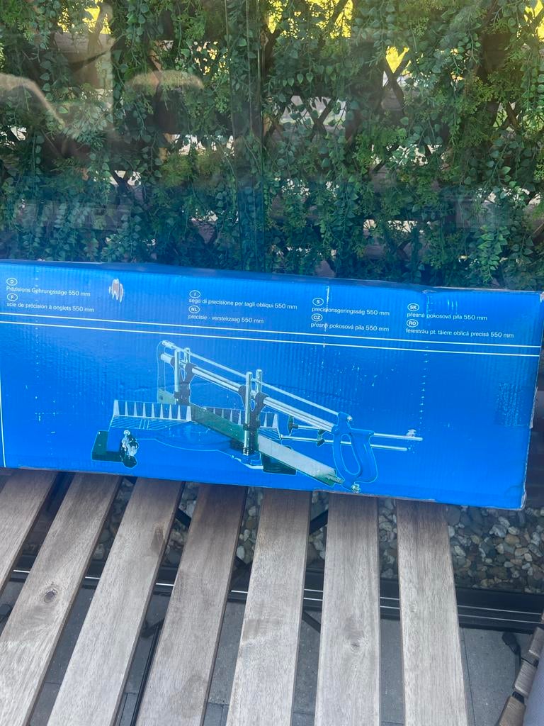 Hornbach Precisie-verstekzaag 550 mm, Ophalen, Gebruikt, Afkortzaag
