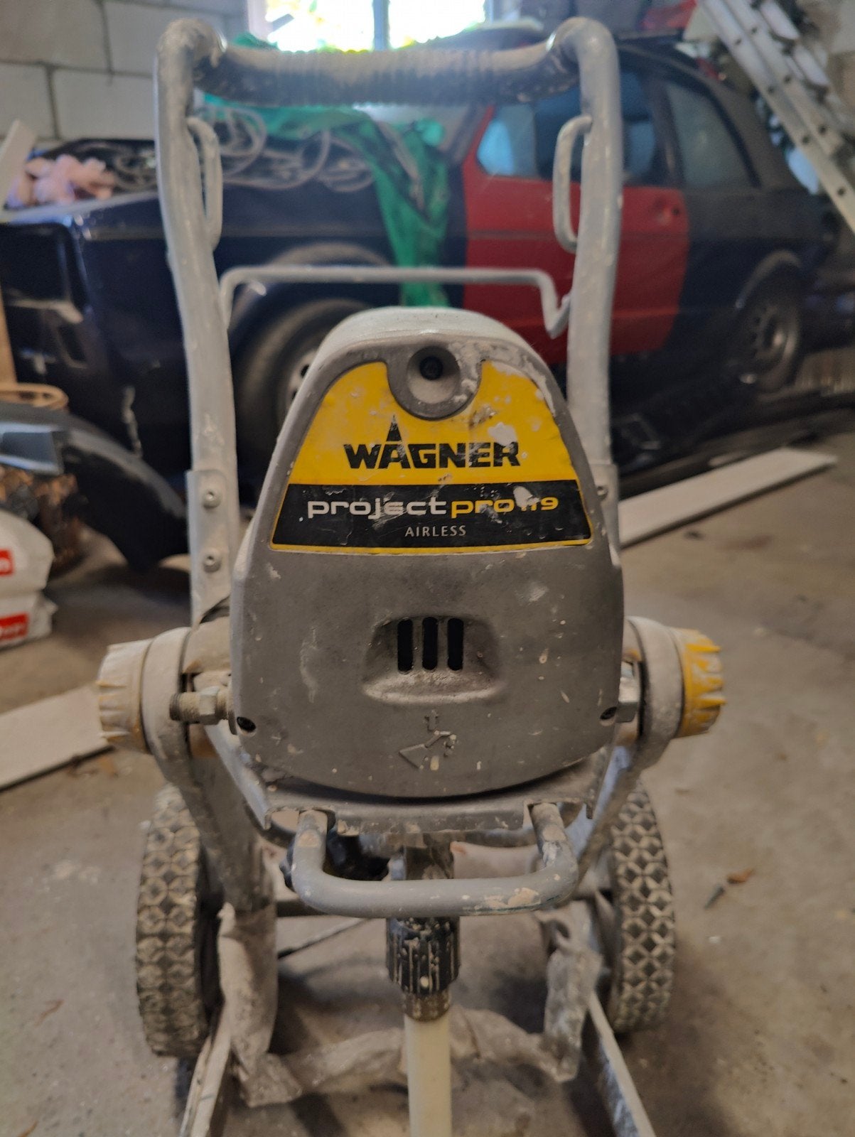 Wagner Airless Pro - Onderdelen (motor draait goed), Gebruikt, Wagner, Onbekend, Ophalen of Verzenden