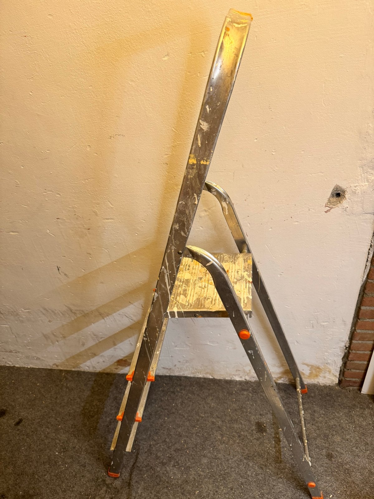 trap met 3 treden en handvat, Ophalen, Gebruikt, Trap, Opvouwbaar of Inschuifbaar
