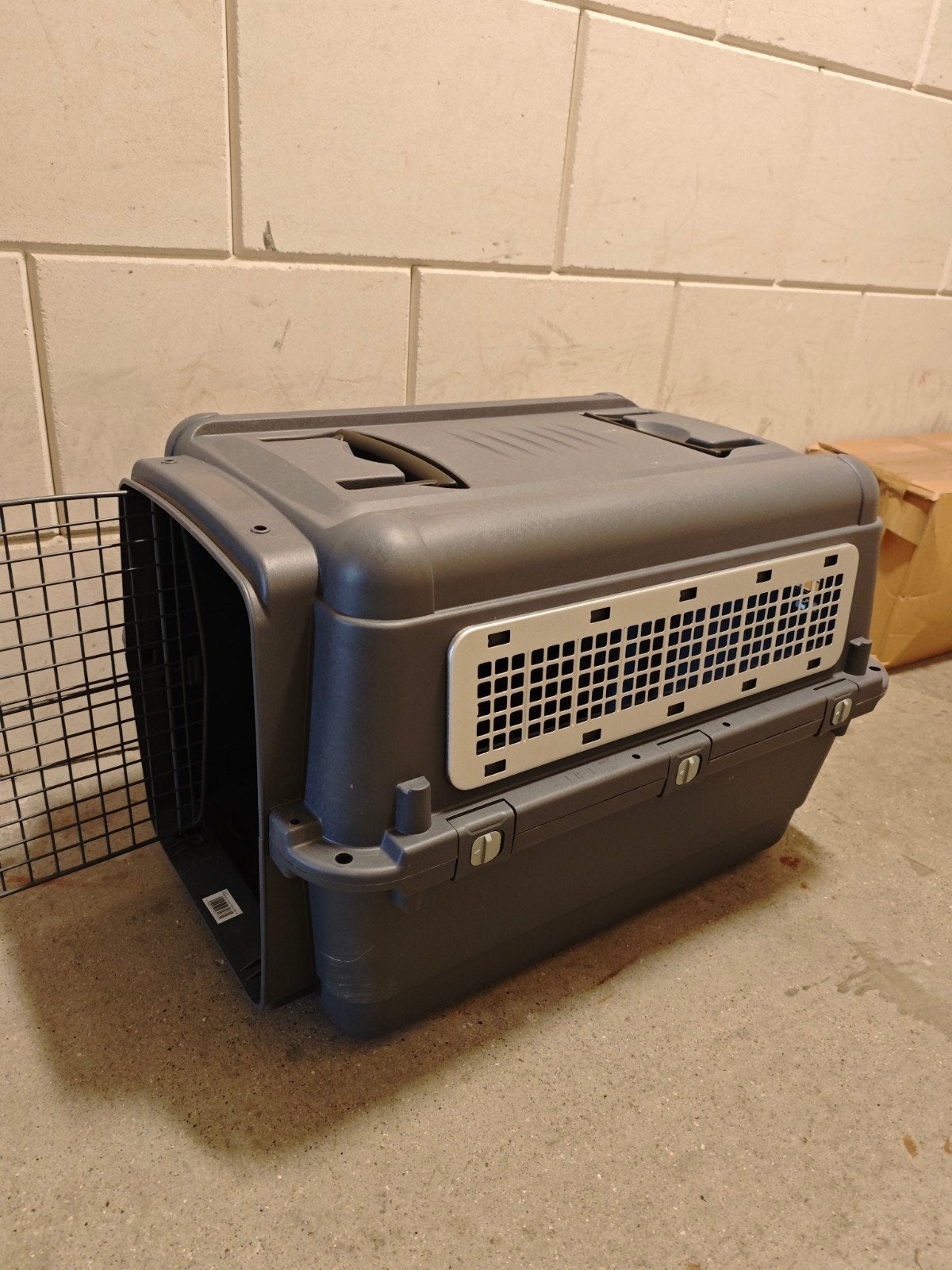 Reisbench autobench transportbox hond, Ophalen, Zo goed als nieuw
