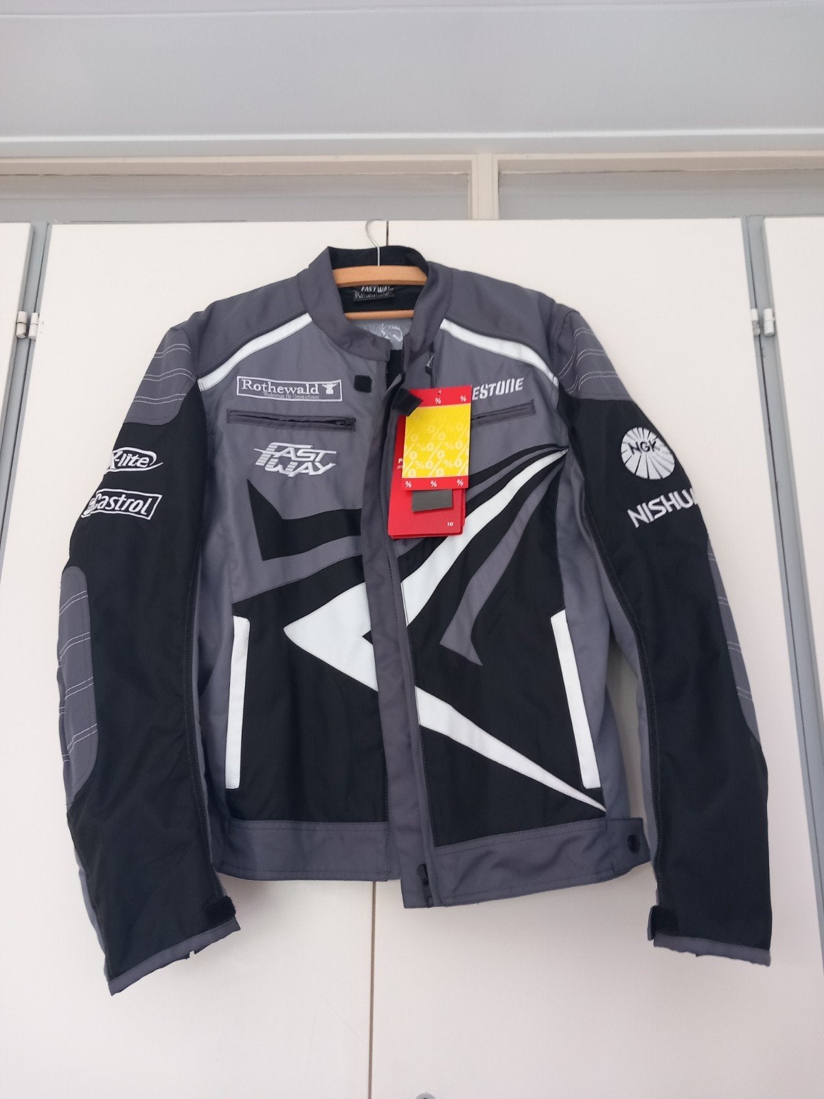Motorjas nieuw mt 54 afhalen € 35, Ophalen, Jas | textiel
