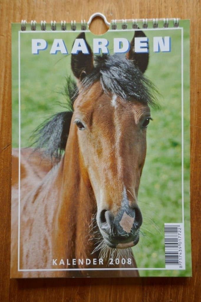 Kalender met ansichten 2008 Nieuw! Paard Pony Merrie Veulen, Ophalen of Verzenden, 1980 tot heden, Ongelopen, Paard