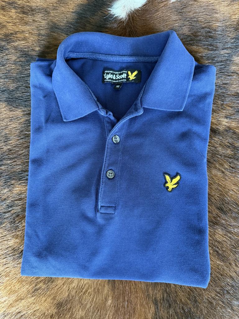 polo shirt - Lyle & Scott - maat XS , Blauw, Ophalen of Verzenden, Lyle & Scott, Gedragen