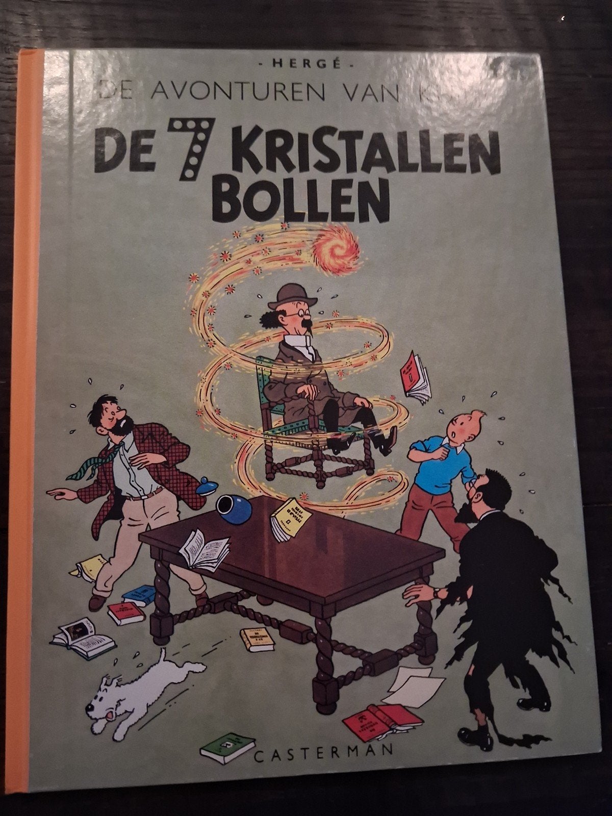 Kuifje - De 7 Kristallen Bollen - Facsimile Uitgave, Boeken, Gelezen, Eén stripboek, Ophalen of Verzenden, Herge