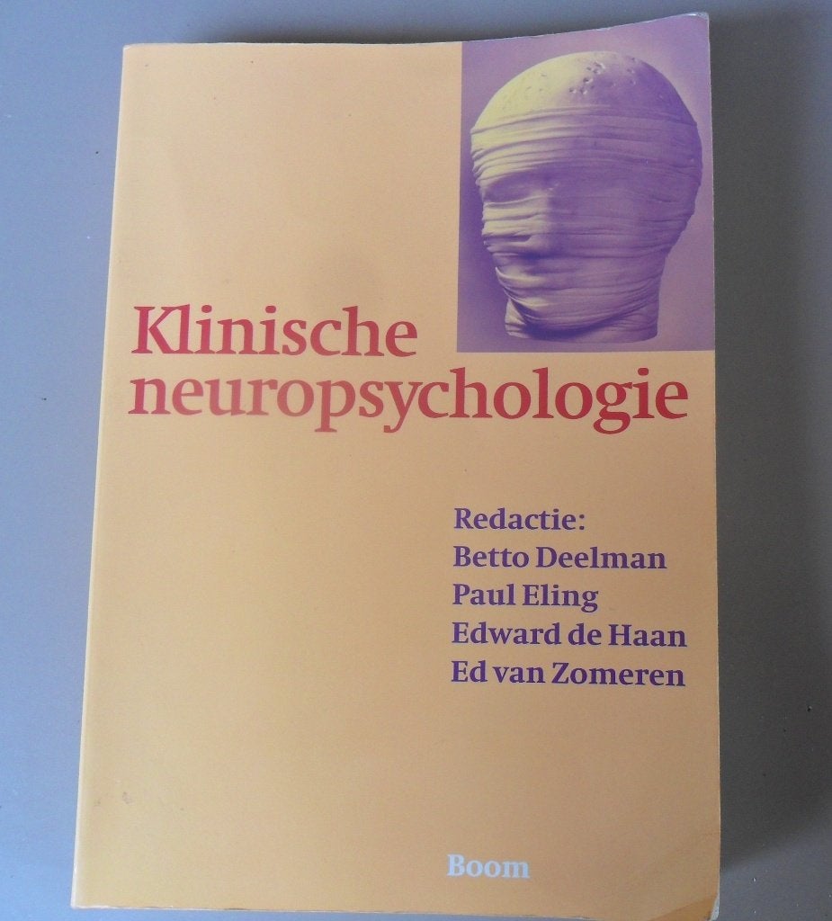 Klinische neuropsychologie, Boeken, Ophalen of Verzenden, Alpha, Zo goed als nieuw, HBO
