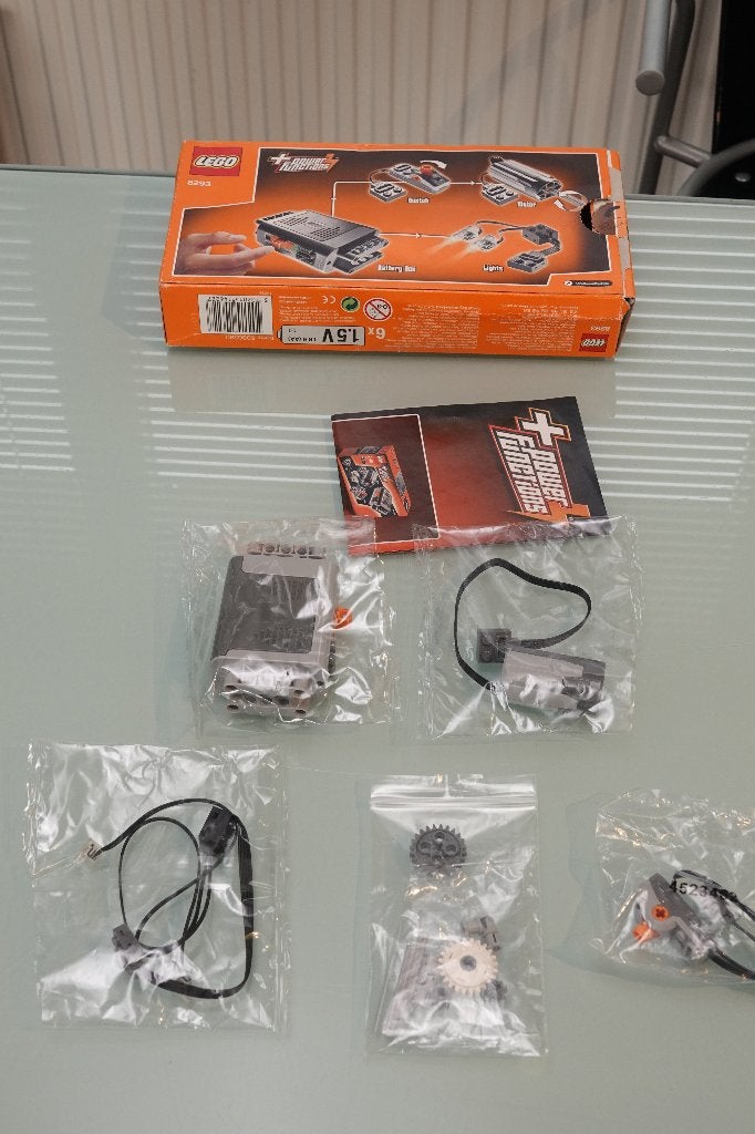 Lego Technic: Power Functions 8293 Kabel Motor LED IR RC, Gebruikt, Lego, Ophalen of Verzenden, Technic