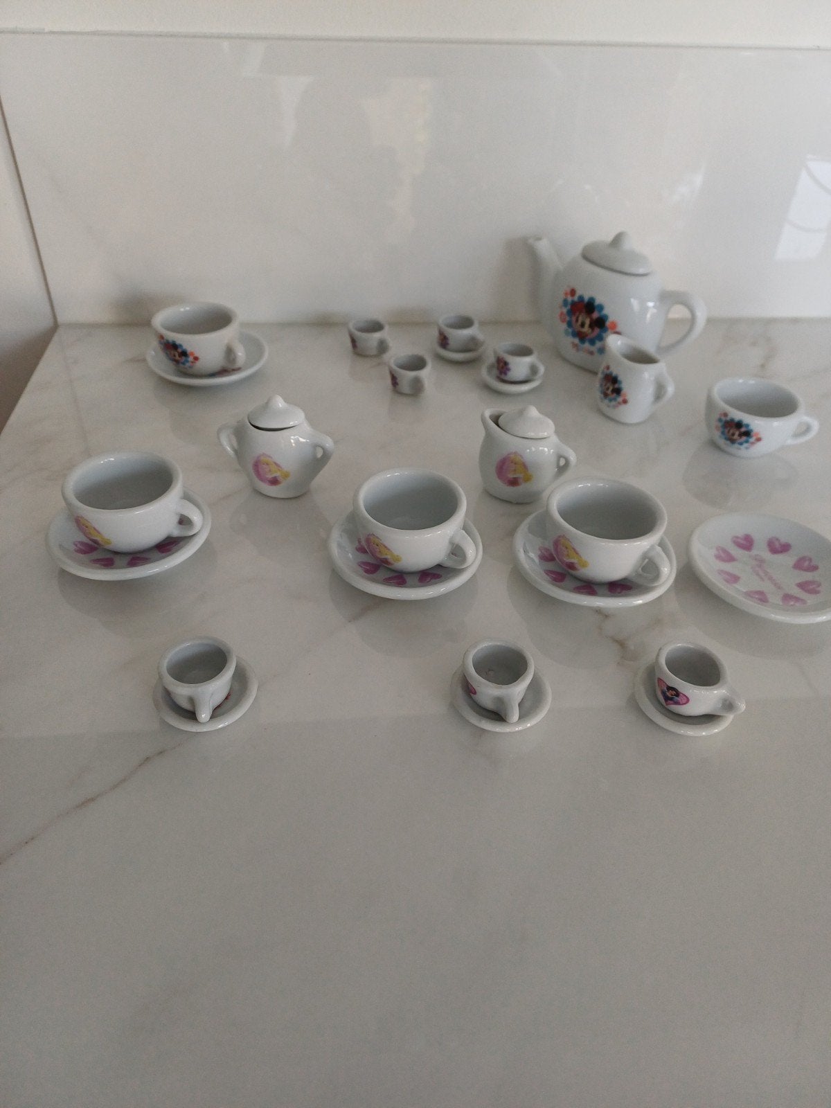 Mini servies setjes, Ophalen of Verzenden, Gebruikt, Overige typen