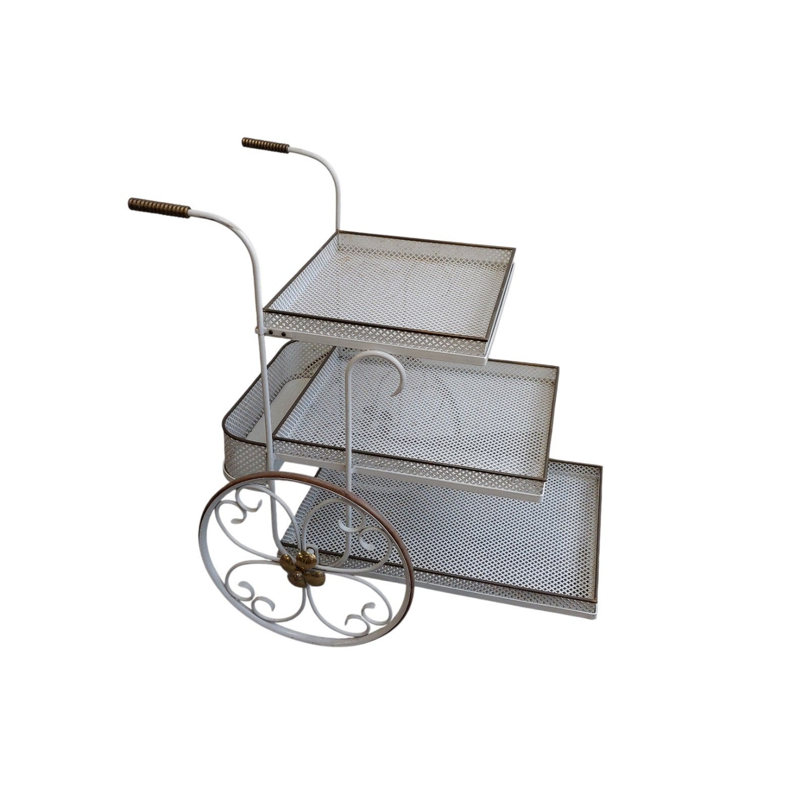 Vintage trolley, Mathieu Mategot stijl, Antiek en Kunst, Ophalen