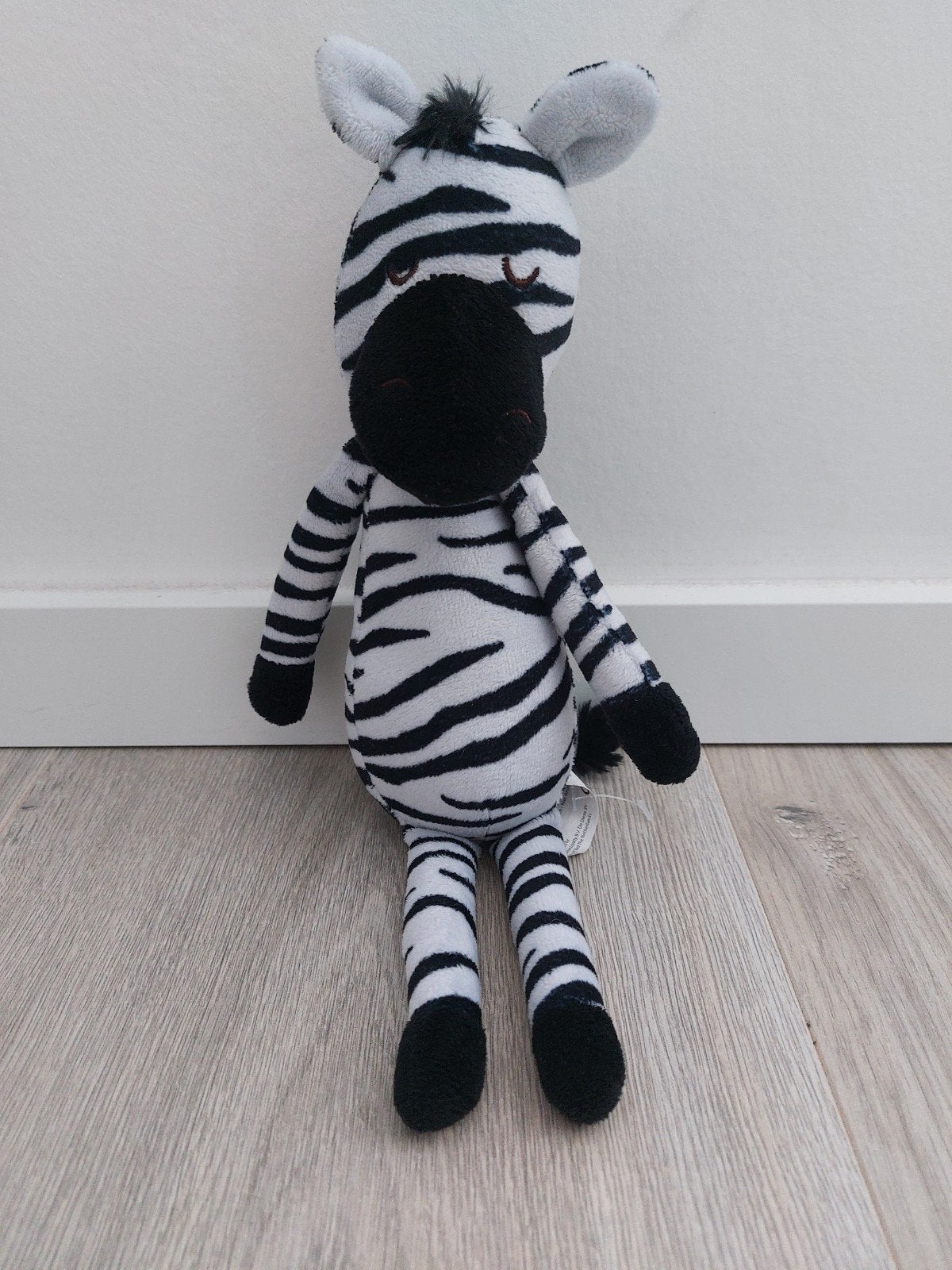 Knuffel dierendorpje koos zebra dieren dorpje boek L841, Ophalen of Verzenden, Zo goed als nieuw, Beer