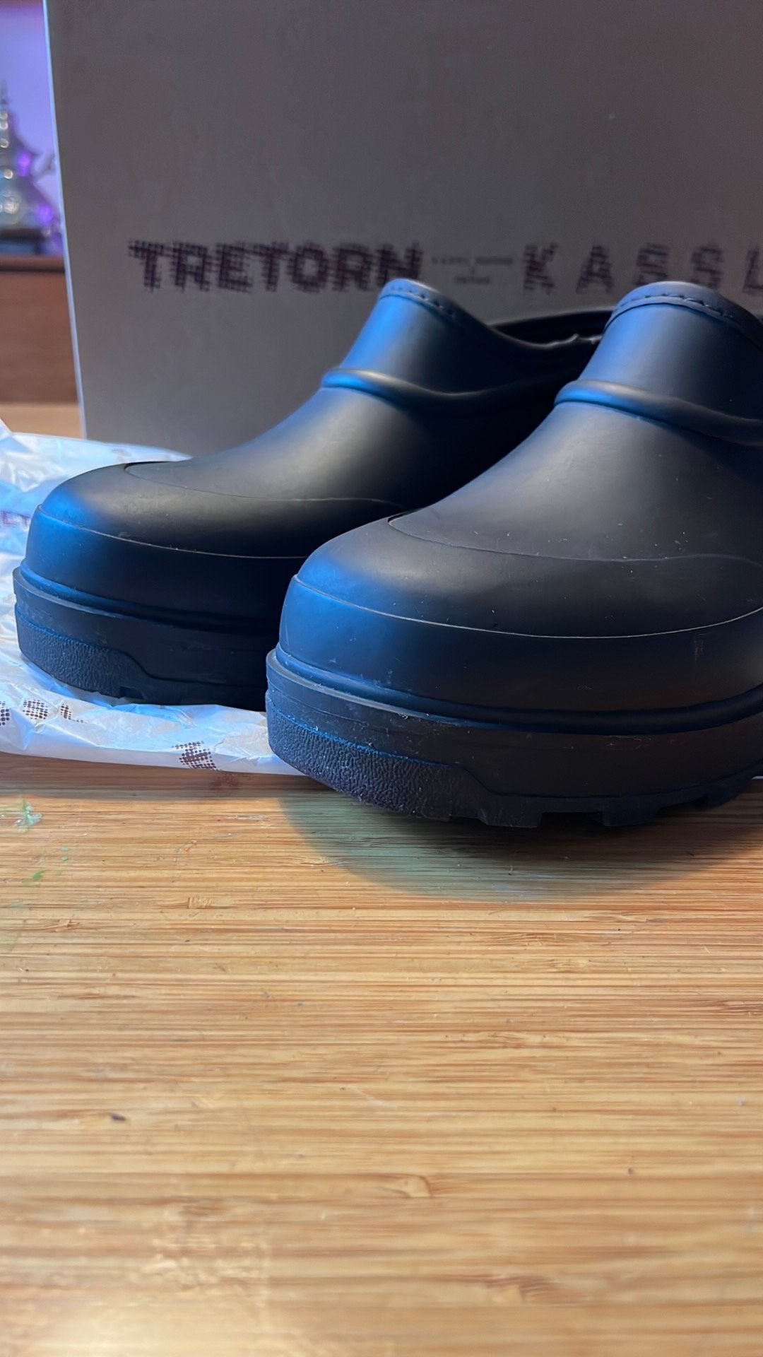 Tretorn x KASSL EDITIONS Beth rubber laars laag 39, Bruin, Lage of Enkellaarzen, Ophalen of Verzenden, Zo goed als nieuw