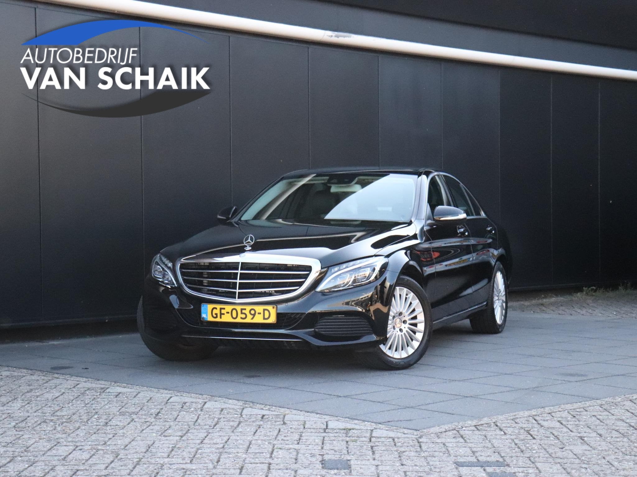 Mercedes-Benz C-klasse 180 Ambition | PANO-DAK | PDC | STOEL, Automaat, Zwart, Bedrijf, Automatische klimaatregeling