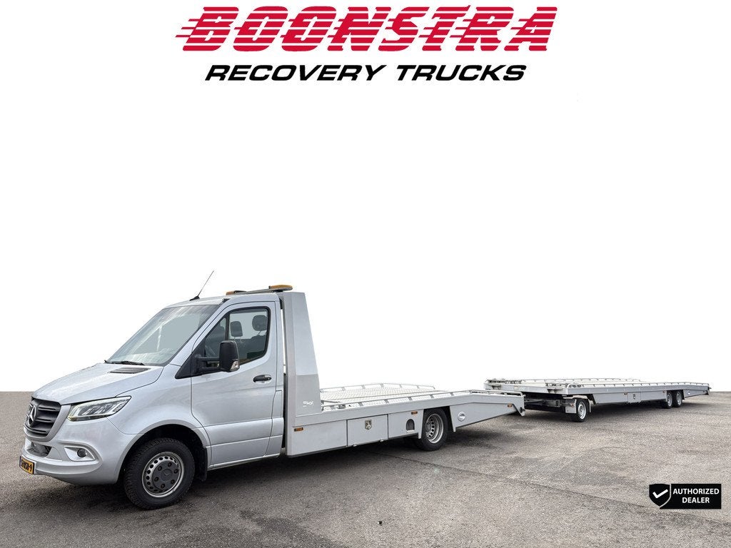 Mercedes-Benz Sprinter 519 V6 Tijhof TS5400 aanhanger Luft W, Automaat, Achterwielaandrijving, Euro 6, 190 pk