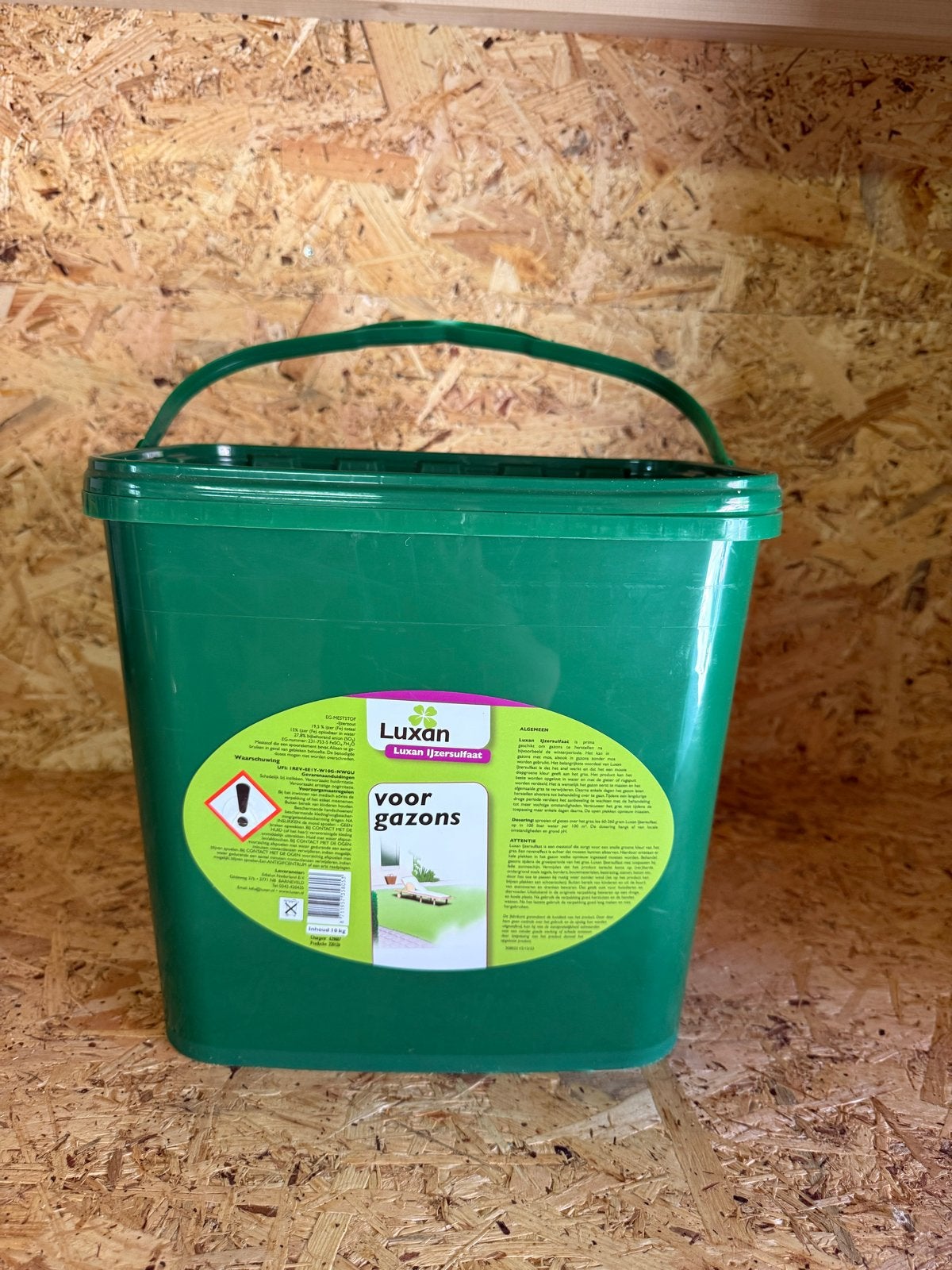 Luxan IJzersulfaat voor gazons - 10 kg emmer, Ophalen, Nieuw