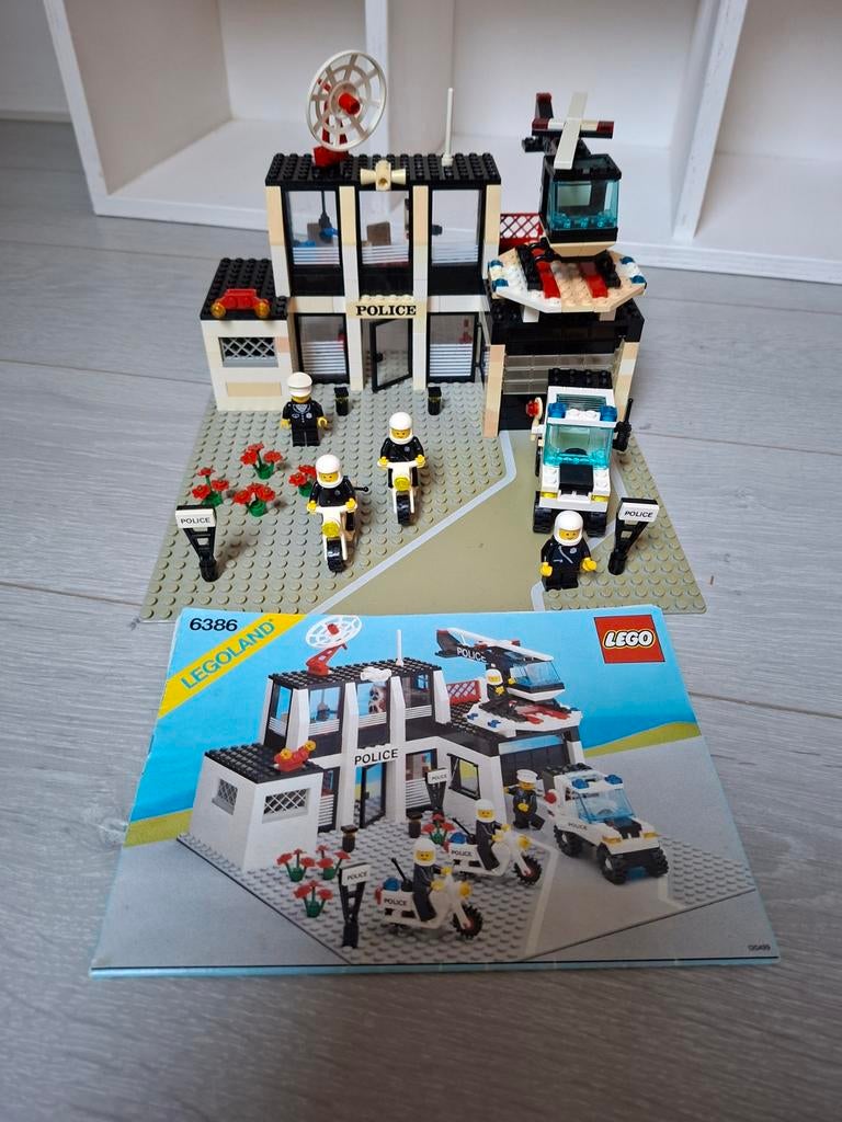 Lego 6386 Politiebureau Legoland Classic Town, Kinderen en Baby's, Speelgoed | Duplo en Lego, Compleet, Gebruikt, Lego, Ophalen of Verzenden