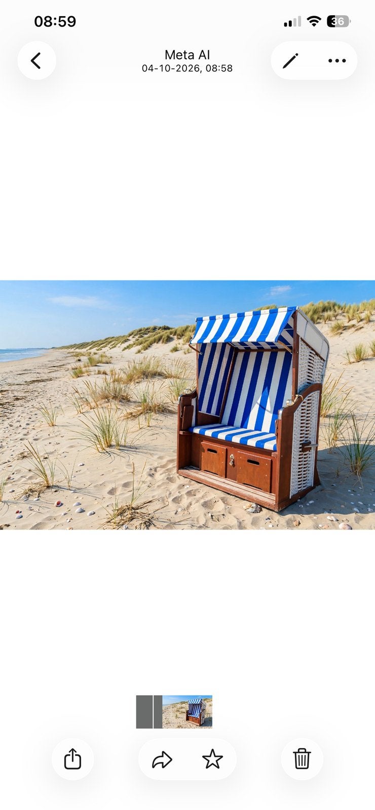 Strandkorf gezocht, Ophalen, Gebruikt