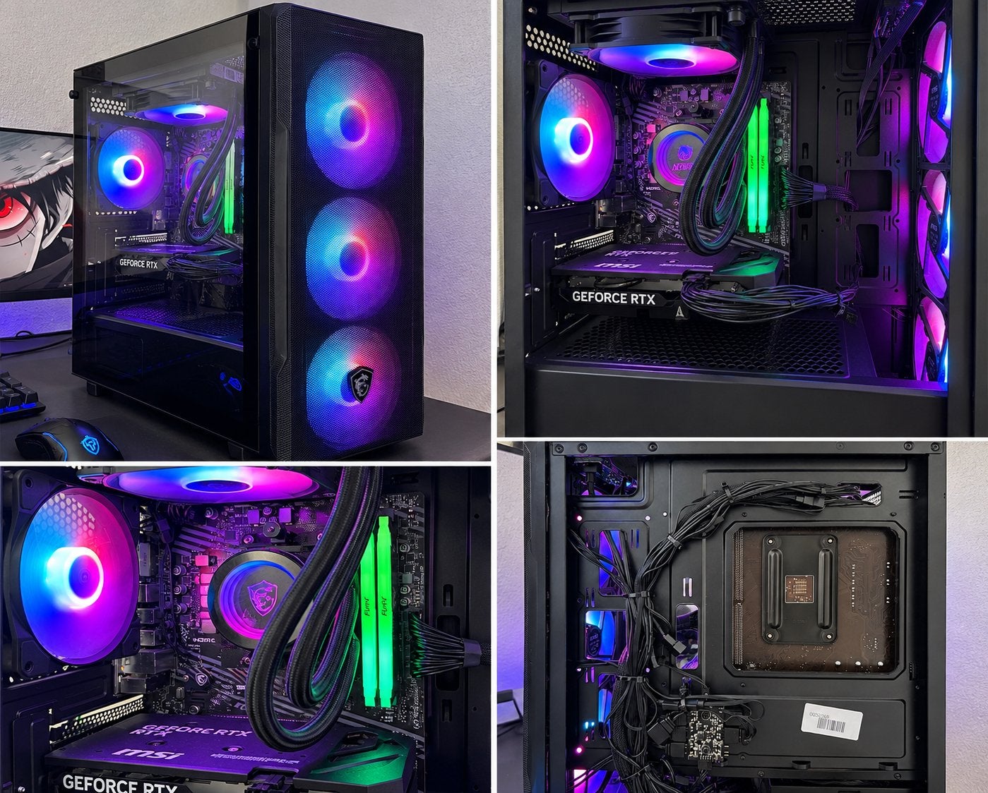 Gaming PC Ryzen 7 5700X + RTX 5060 8GB + 32GB RAM + 1TB NVMe, 32 GB, Refurbished, Ophalen of Verzenden, Gaming