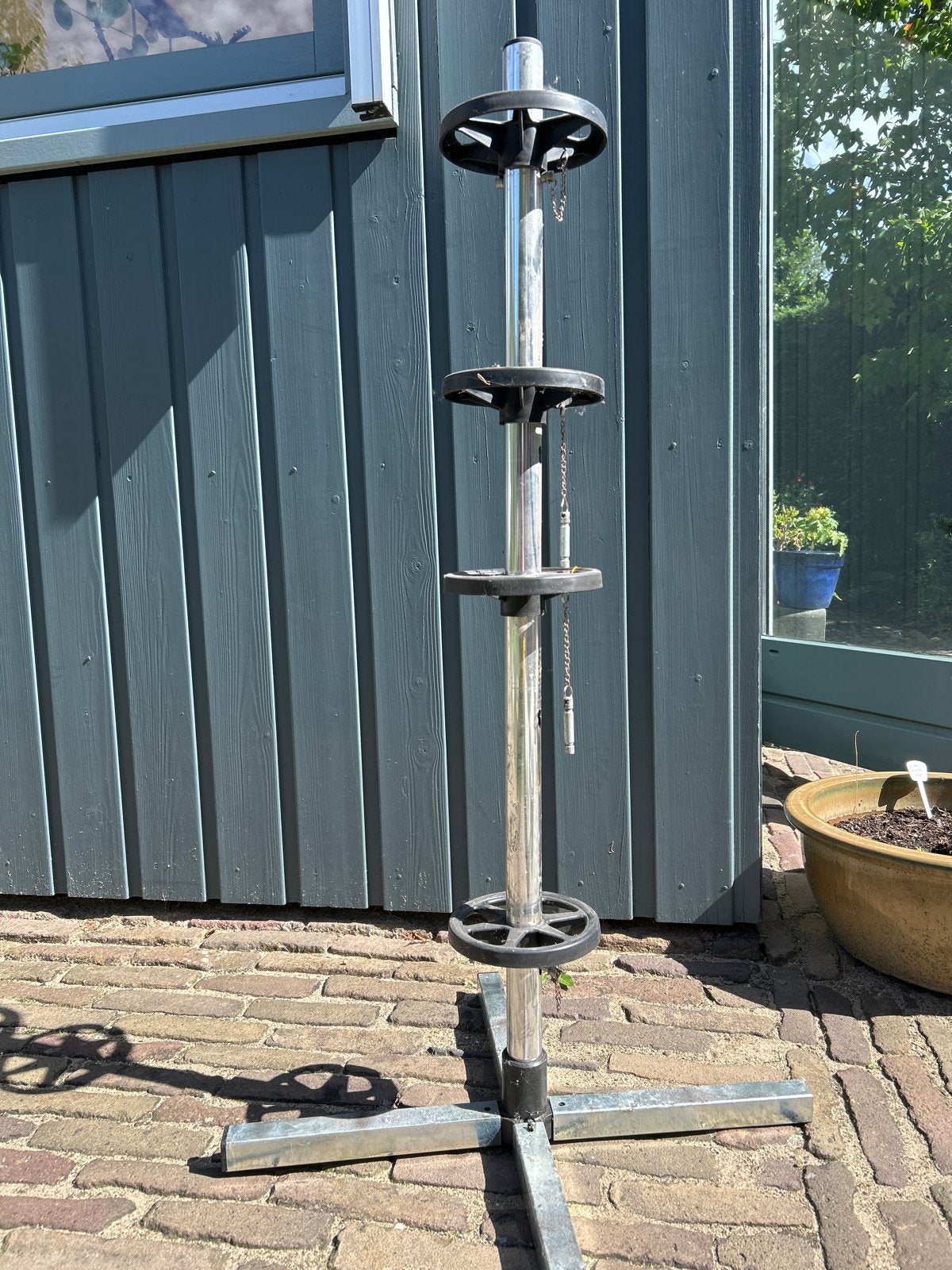 Velgenboom / Bandenrek voor opslag van autobanden, Auto diversen, Ophalen, Gebruikt