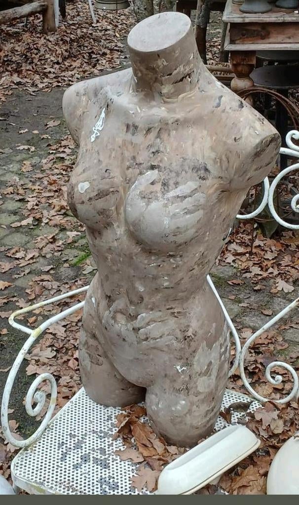 Vintage Paspop Torso - Decoratief en Uniek, Antiek en Kunst, Ophalen of Verzenden