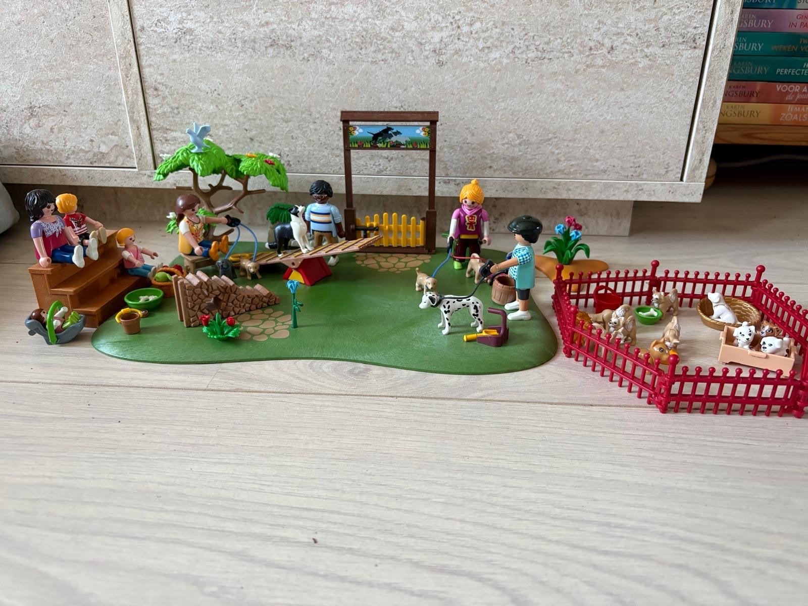 Playmobil Hondentraining en puppy set, Gebruikt, Losse onderdelen, Overige typen, Ophalen of Verzenden