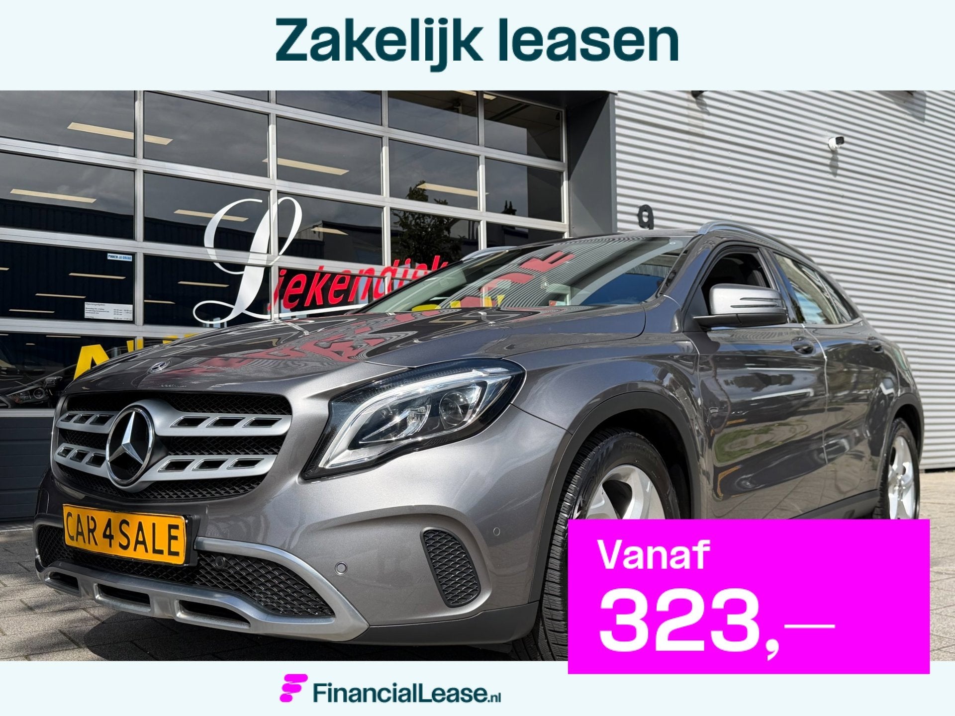 Mercedes-Benz GLA-klasse 180 Urban Sport - Navigatie I Airco, 1305 kg, Dealer onderhouden, Gebruikt, Zwart