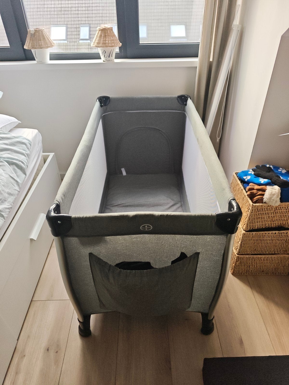 Ding Baby Campingbed - Grijs Reisbedje, Ophalen, Zo goed als nieuw, Reisbedje